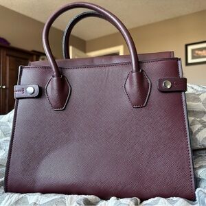 🌟 host pick! 🌟 Zara city bag in leather red wine color with 2 big 2 small